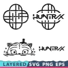 Kpop Demon Hunters Svg, Huntrix Logo Png Transparent, Kpop Cricut, Silhouette, Clipart, Vector