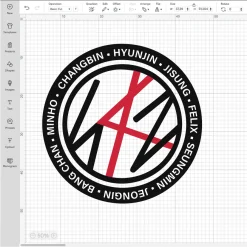 Skz All Members Png, Stray Kids Names Svg, Stay Layered Clipart Svg, Silhouette, Vector