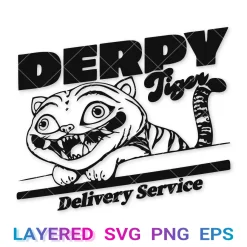 Demon Hunters Tiger Svg, K Pop Movie Png Transparent, Parody Cricut, Silhouette, Clipart, Vector